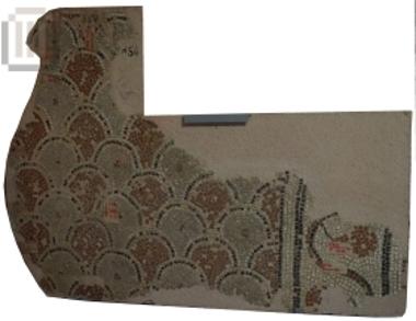 Fragment of floor mosaic