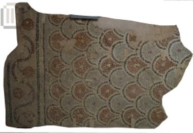 Fragment of floor mosaic