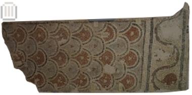Fragment of floor mosaic