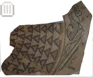 Fragment of floor mosaic