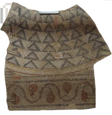 Fragment of floor mosaic