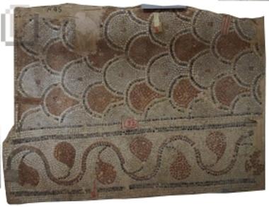 Fragment of floor mosaic