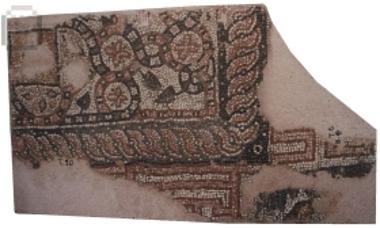 Fragment of floor mosaic