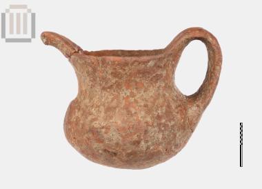 Πήλινος χειροποίητος δίωτος κάνθαρος από τα Μαυρομαντίλια Προδρομίου