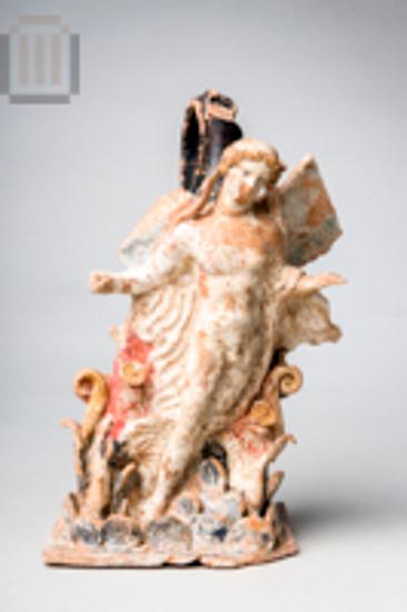 Ερυθρόμορφη λήκυθος με φτερωτό Έρωτα