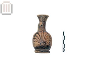 Red-figured squat lekythos