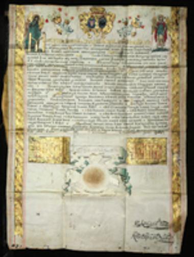 Chrysobull issued by Nicolaos Mavrocordatos