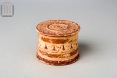 Κυλινδρική πυξίδα με πώμα