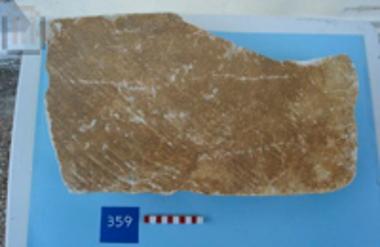 Inscribed marble stele