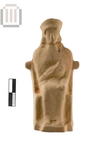 Πήλινο ειδώλιο ένθρονης γυναικείας μορφής