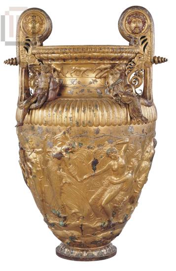 Bronze volute krater