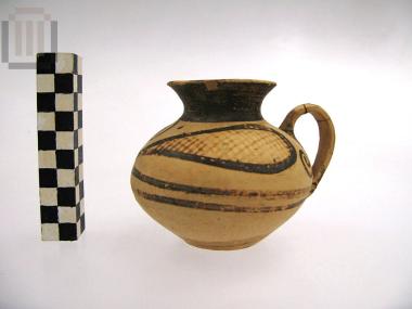 Πήλινο λεβητοκυάθιο μόνωτο