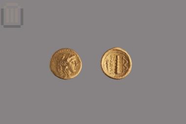 Gold 1/4 stater of Philip II of Macedonia