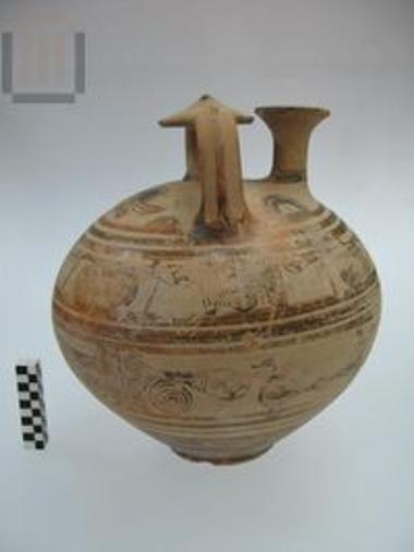 Stirrup jar