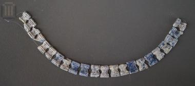 Glass paste necklace beads