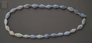 Faience necklace beads
