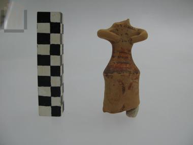Clay mycenaean female figurine