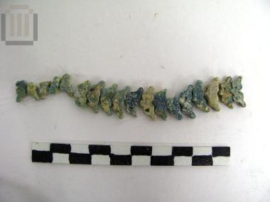 Glass paste bracelet