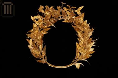 Χρυσό στεφάνι μυρτιάς