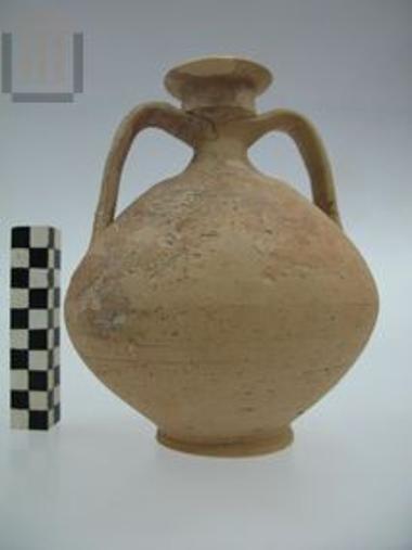 Clay amphoriskos