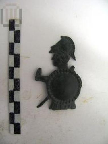 Χάλκινο έλασμα με απεικόνιση της θεάς Αθηνάς