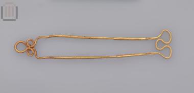 Χρυσή διφυής περόνη ιλλυρικού τύπου