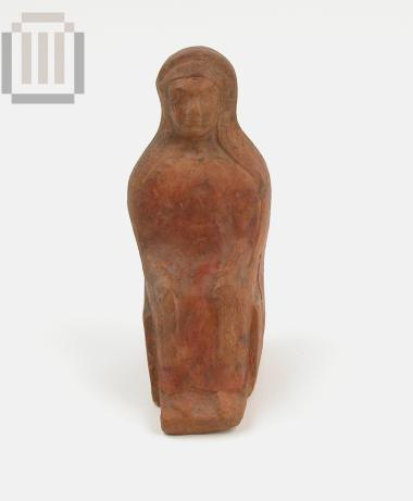 Πήλινο ειδώλιο ένθρονης γυναικείας μορφής