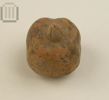 Terracotta model of a pomegranate