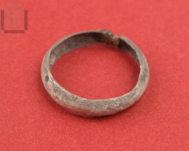 Ring from a silver sheet