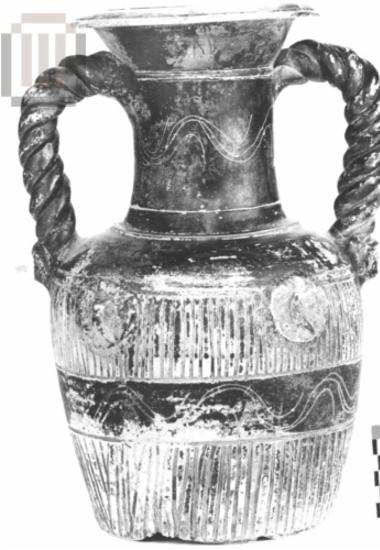 Amphora with relief emblems