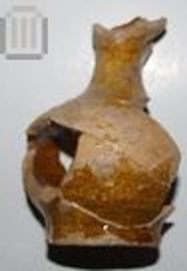 Glazed small pitcher