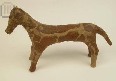 Terracotta figurine of a horse
