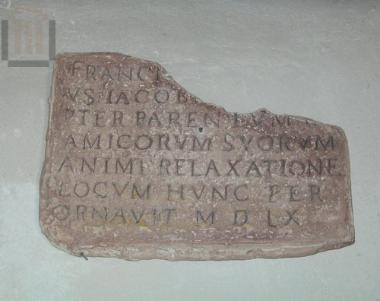 Inscription from Barozzi Spring.