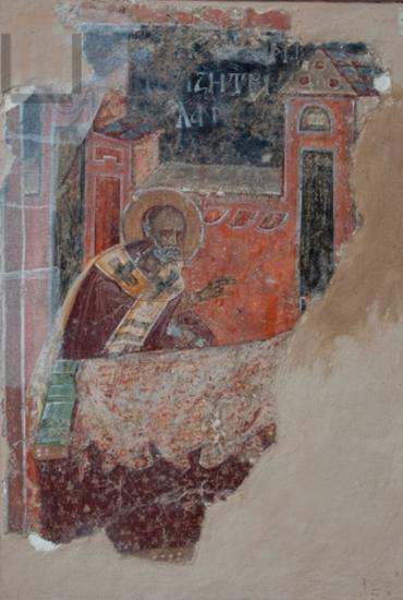 Saint Nicholas' appearance in emperor Constantine's dream.