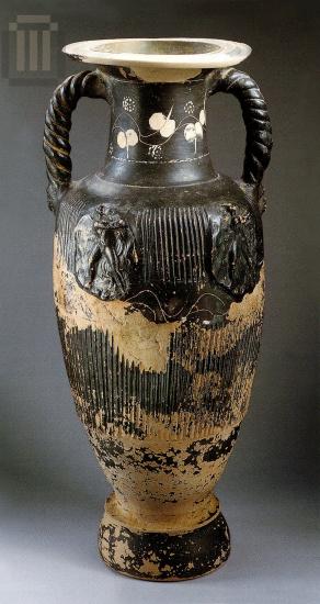 Amphora with relief emblems