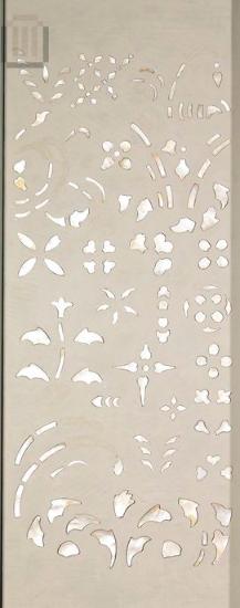 Decorative inlaid incrustation