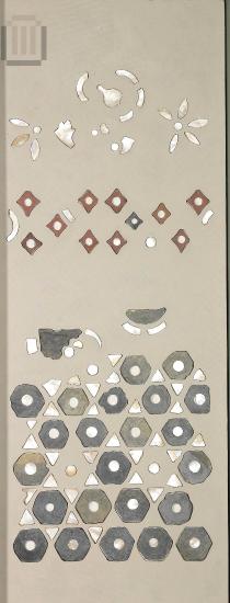 Decorative inlaid incrustation