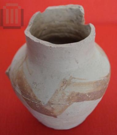 Μικρό πήλινο κανάτι (Matt-painted)