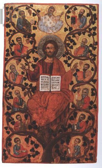 Φορητή εικόνα: Χριστός η Άμπελος