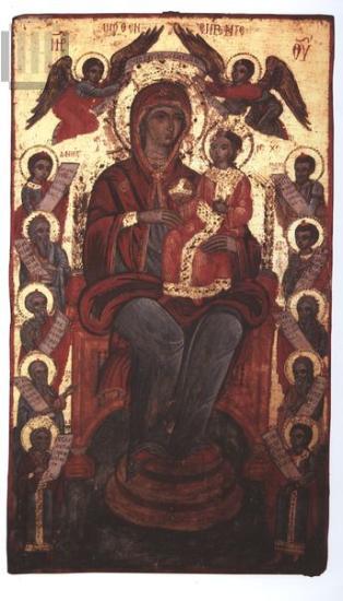 Φορητή εικόνα: Άνωθεν οι προφήται