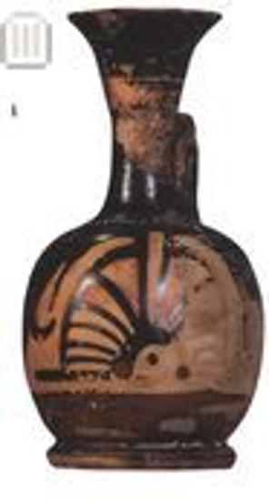 Attic palmette squat lekythos