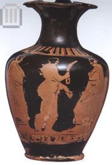 Attic red-figure trefoil-mouthed jug
