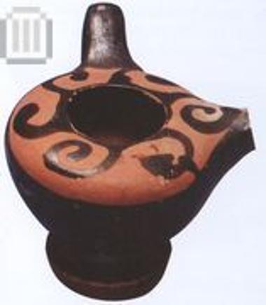 Attic black-glazed feeding bottle