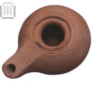 Attic single-nozzle oil lamp