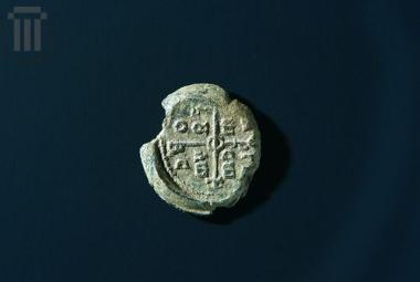 Lead seal of Constantinos spatharios (9th c.)