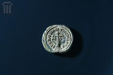 Lead seal of Constantinos, protospatharios and asekretis (10th c.)