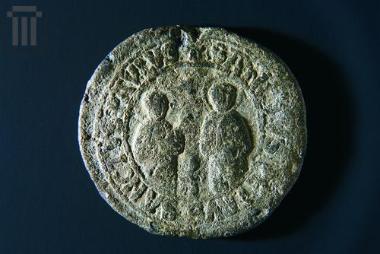 Lead seal of Boamundus, princeps of Antiochia (1163-1201)