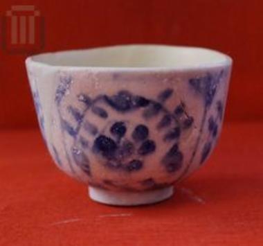 Clay small inscribed cup
