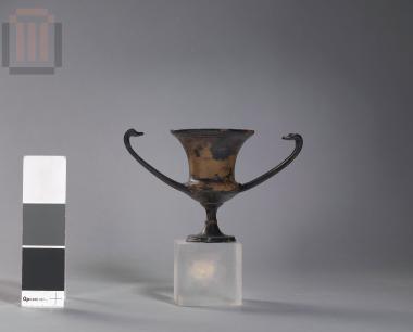 Silver coated kantharos