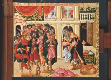 Ο Ιακώβ οδυρόμενος τον θάνατον του Ιωσήφ ορών τον χιτώνα